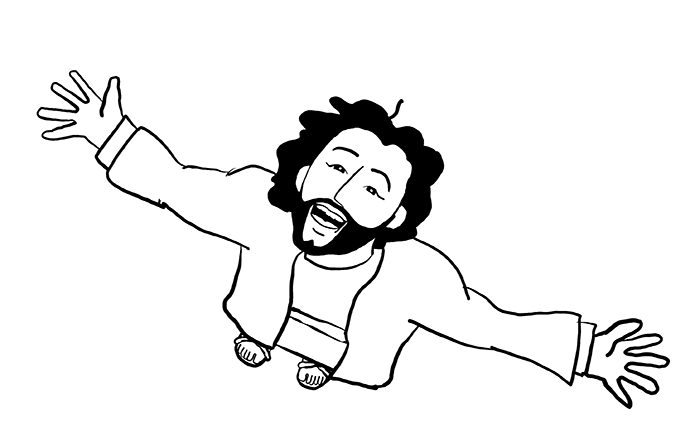 Jesus Coloring PDF preview image